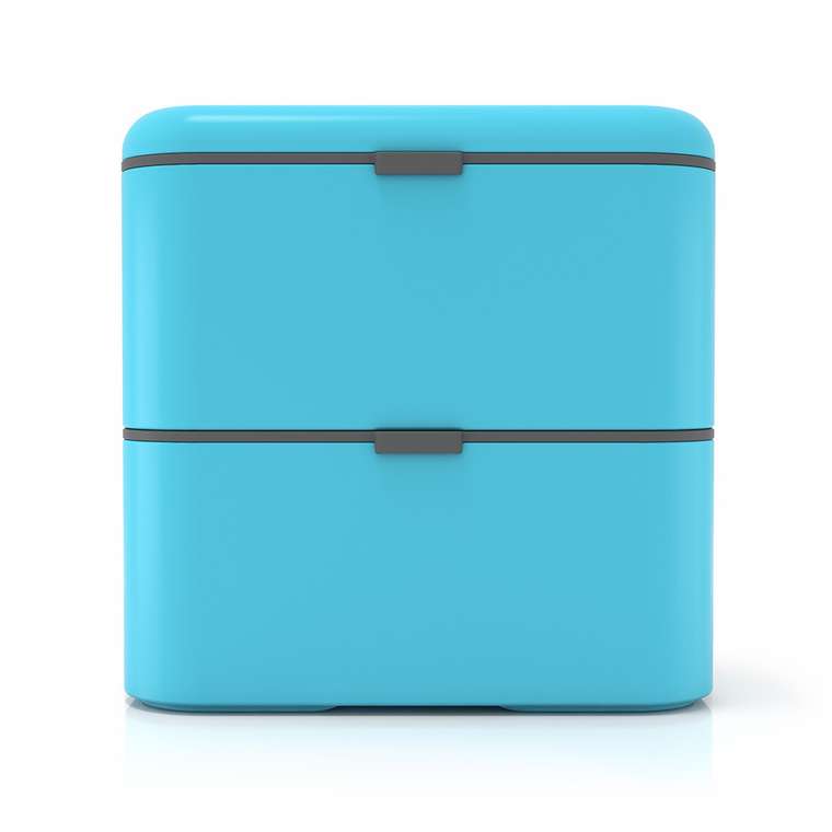 Ланч-бокс mb square голубой