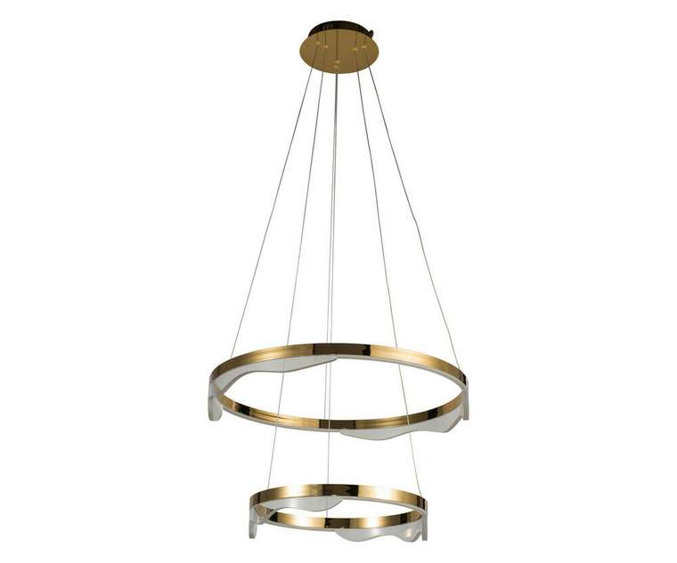 Подвес Кастела латунь d60+40 h150 Led 60W (3000K)