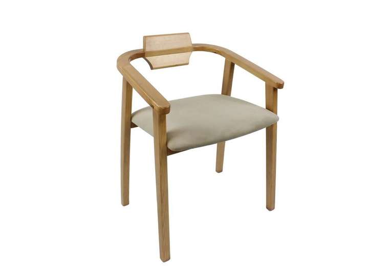 Стул-кресло Челси бежевого цвета