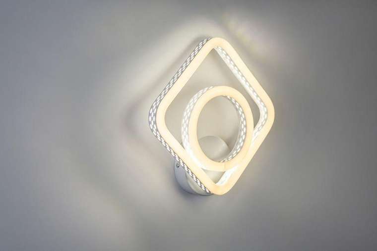 Бра 10241/2LED (акрил, цвет белый)