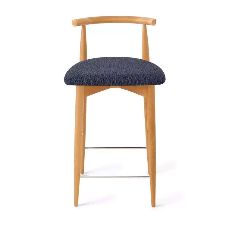 Полубарный стул Diana бежево-серого цвета