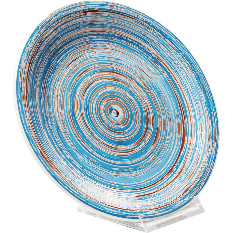 Тарелка Swir голубого цвета
