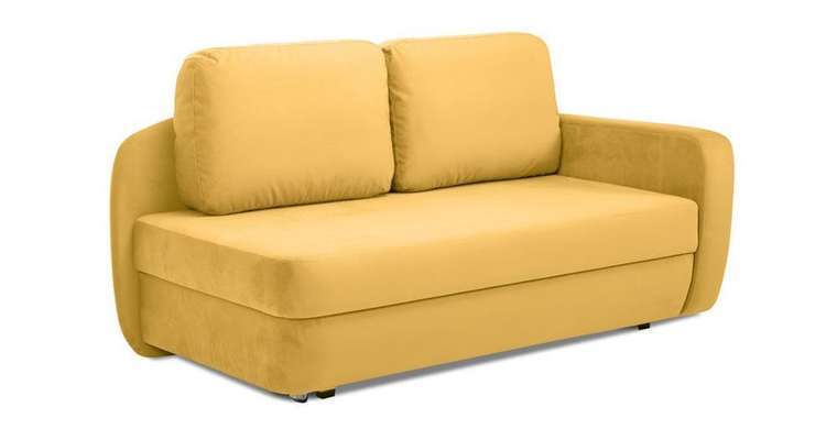 Кушетка-кровать Альта желтого цвета