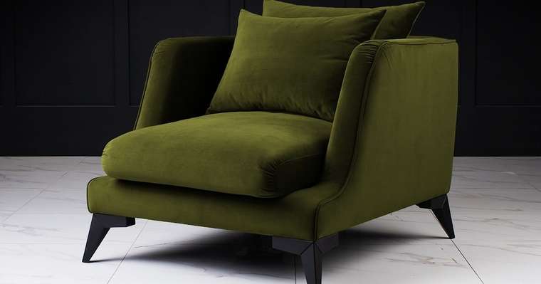 Кресло Dimension simple зеленого цвета