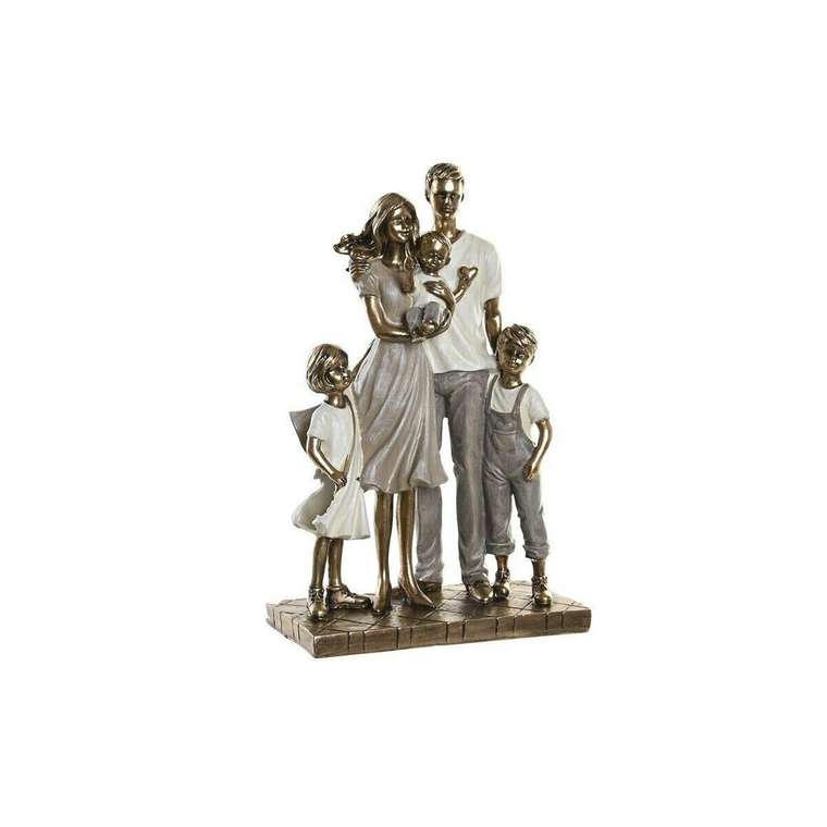 Декоративная фигура 24 x 11,5 x 34 cm Разноцветный Семья (2 штук)