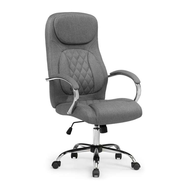 Офисный стул Tron серого цвета (ткань)