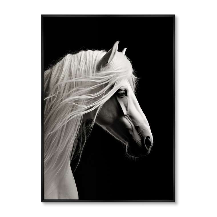 Набор из двух репродукций картин Grace of the horses, 2024г.