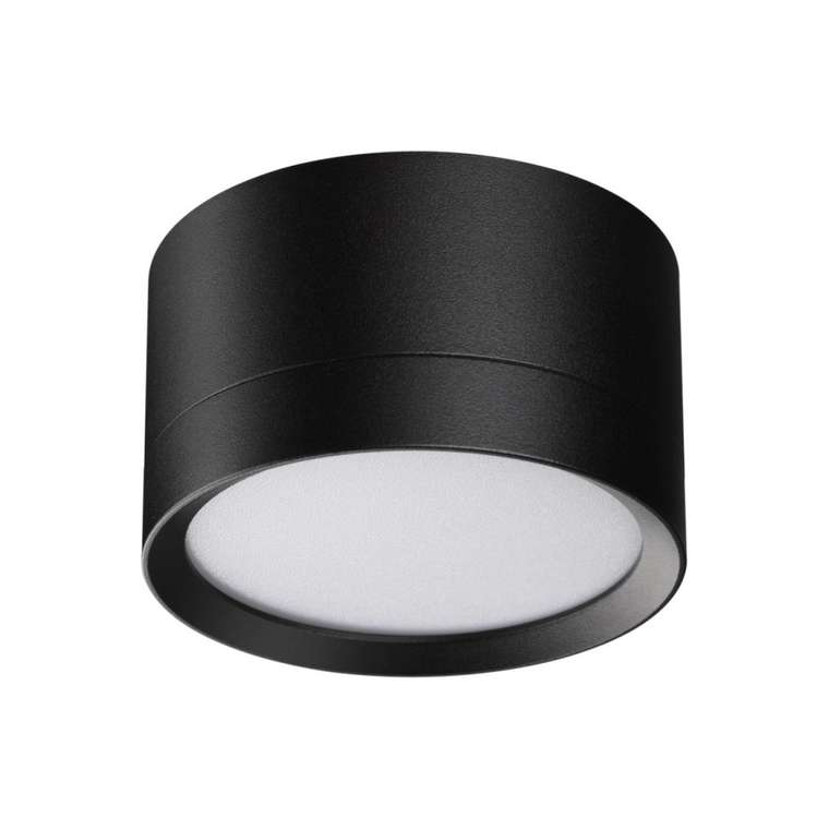 Светильник накладной Novotech Lirio 371034 черный IP20 GX53 12Вт 220-240V