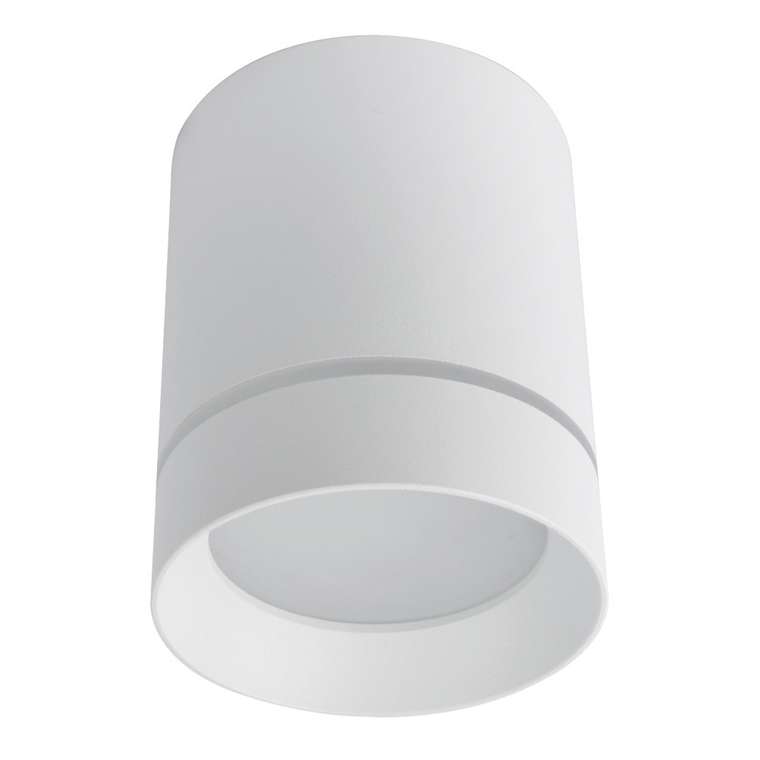 Потолочный светодиодный светильник из металла белого цвета