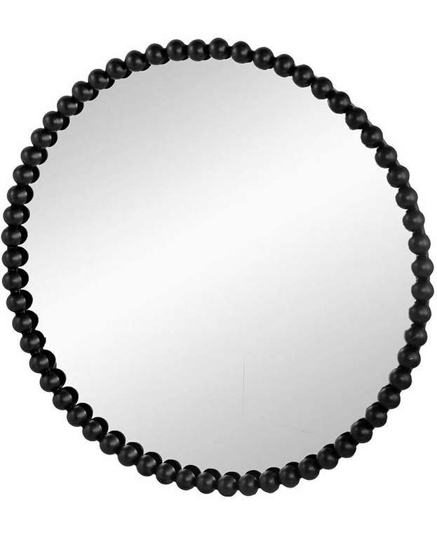 Зеркало настенное 81х81 черного цвета