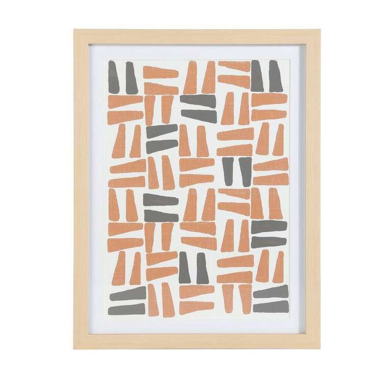 Картина Roberval бежевого цвета