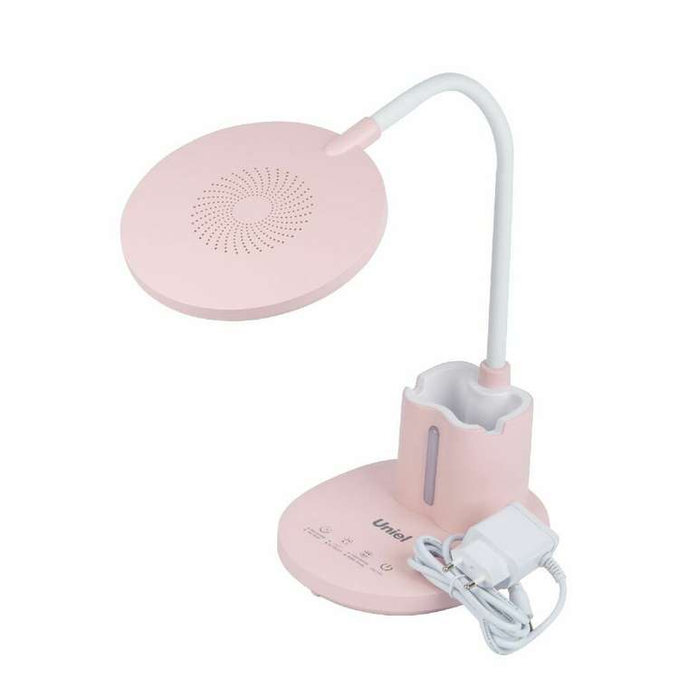 Настольная лампа ULM-D150 15W/3000-6500K/DIM PINK (пластик, цвет розовый)