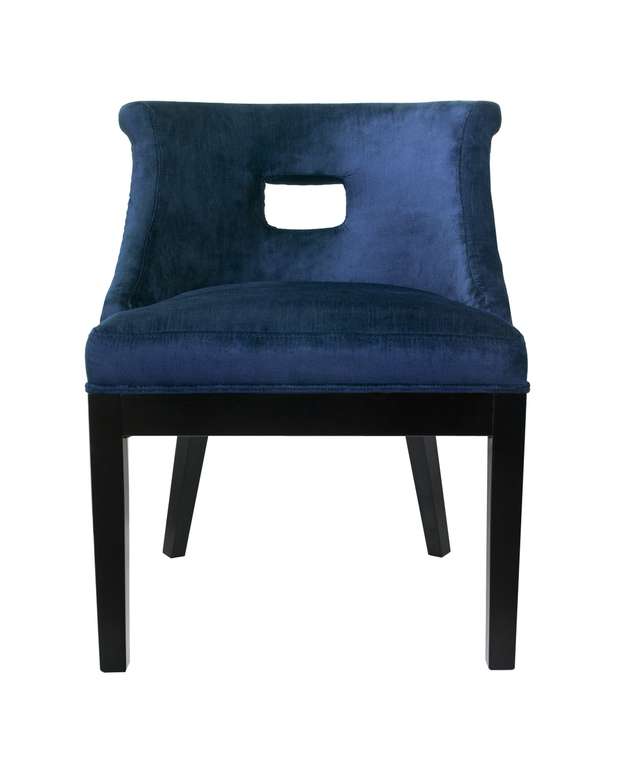 Кресло Chamberlain синего цвета