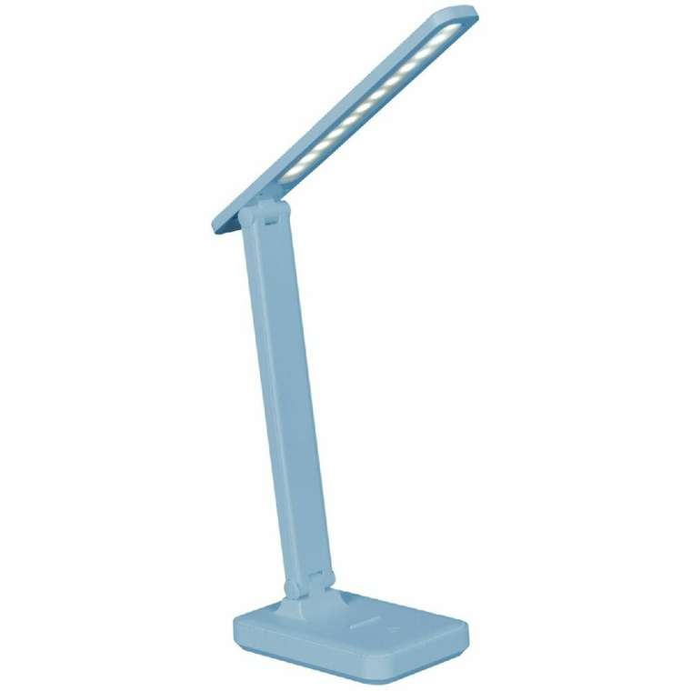 Настольная лампа 00010-0.7-01D blue (пластик, цвет голубой)