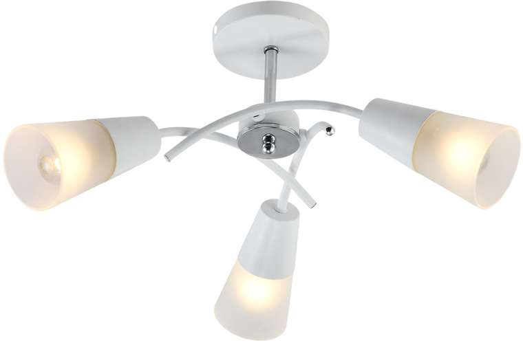 Потолочная люстра на штанге Escada Calla 1109/3P White Е14*40W White/Chrome