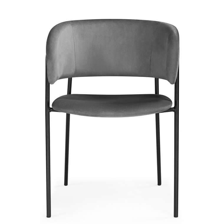 Обеденный стул Осло темно-серого цвета