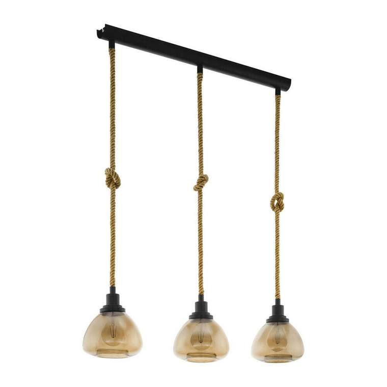 Подвесной светильник Rampside с янтарными плафонами