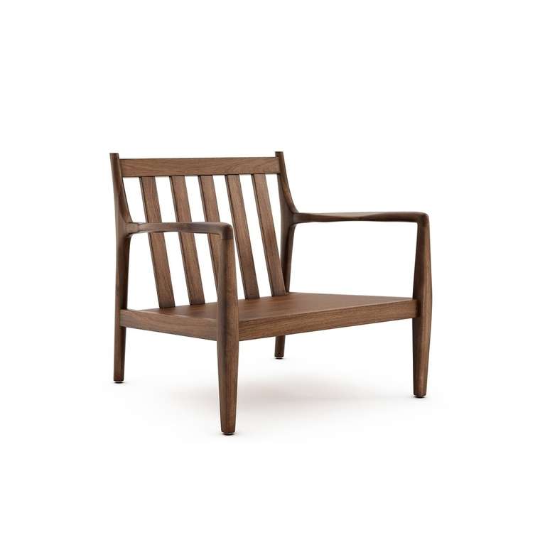 Кресло Dilma коричневого цвета