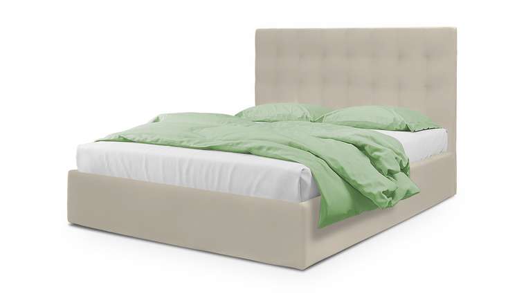 Кровать Адель 180х200 бежевого цвета