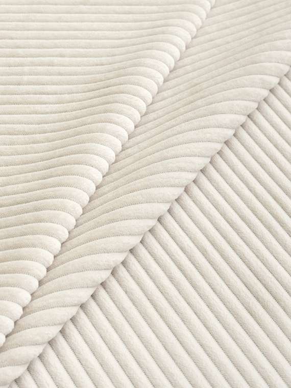 Покрывало-накидка Slim cilium bone 65x170 молочного цвета
