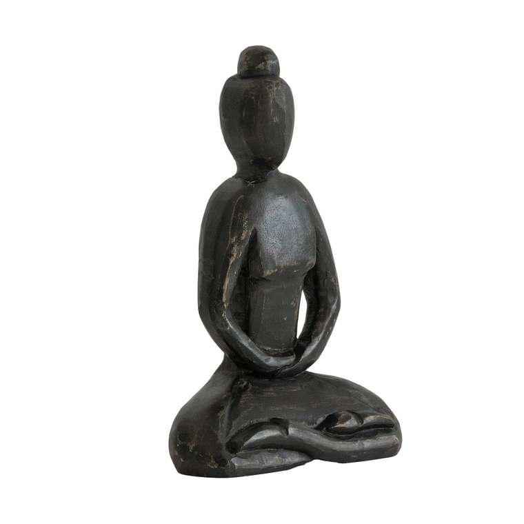 Декоративная фигура девушки Шанти Чар черного цвета