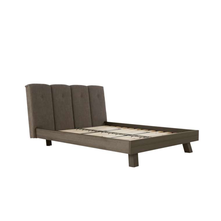 Кровать  с мягким изголовьем 160х200