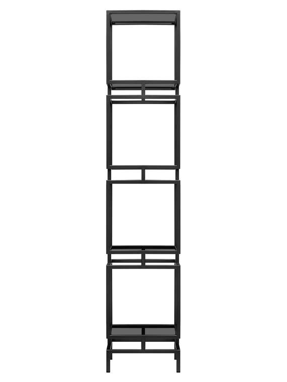 Стеллаж Cubic-4 черного цвета