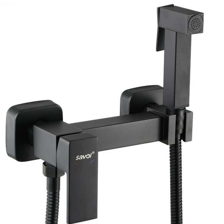 Гигиенический душ со смесителем Savol S-FXQ005H, черный