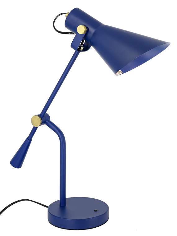 Настольная лампа Modern синего цвета