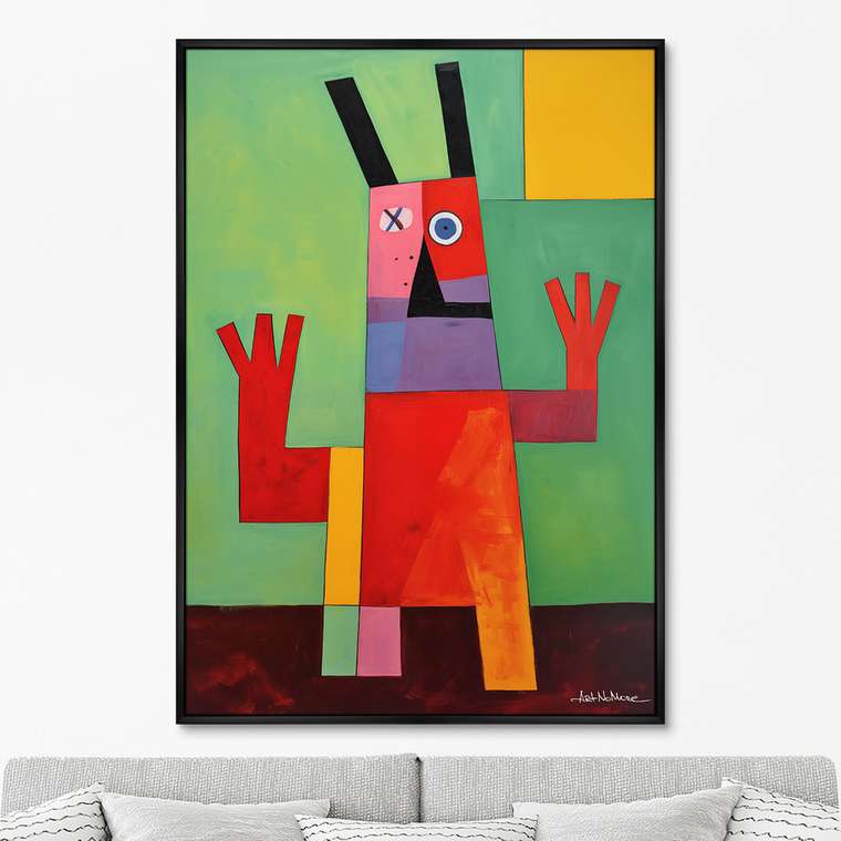 Репродукция картины Happy Creatures, No 1, 2024г.