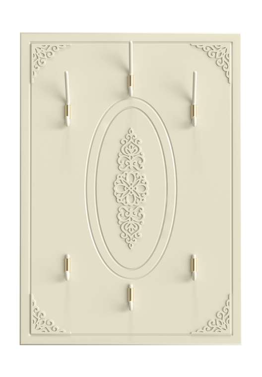 Настенная вешалка Ассоль плюс АС-71 цвет ваниль