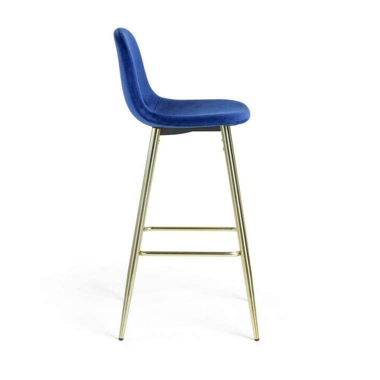 Барный стул Nilson темно-синего цвета