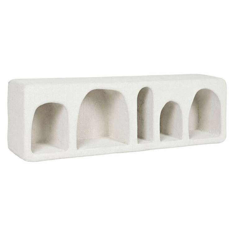 Полка Белый Ель Деревянный MDF 100 x 18 x 30 cm стена