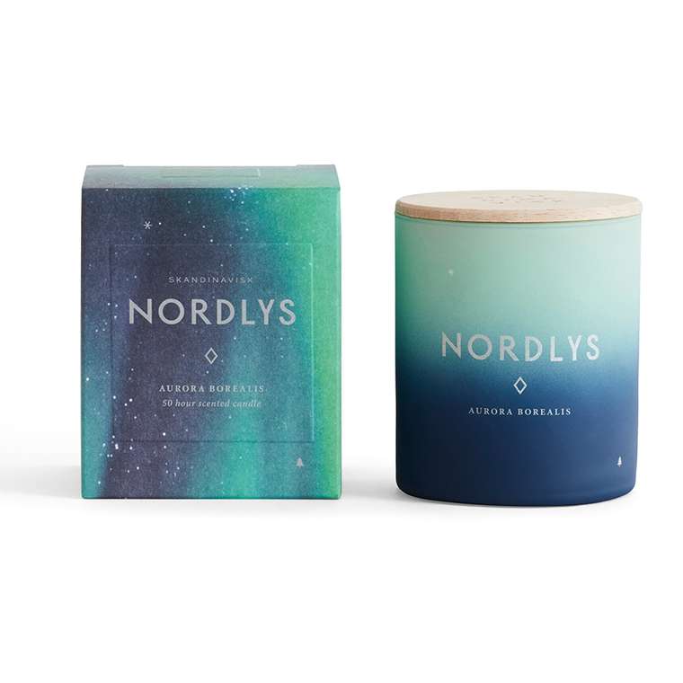 Свеча ароматическая Nordlys с крышкой