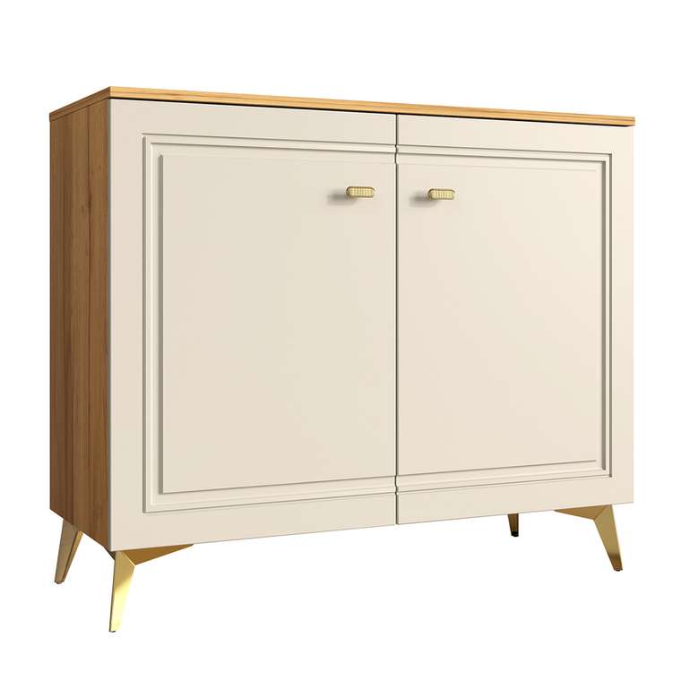 Комод Вега Сапфир бежевого цвета