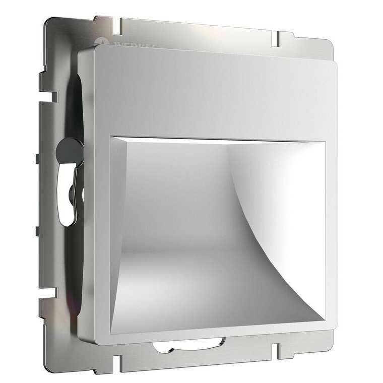 Встраиваемая LED подсветка серебряный WL06-BL-01-LED Встраиваемые механизмы серебряные
