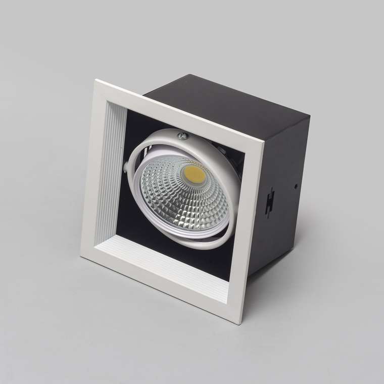 Светильник карtrueнный LED 1*20W встраиваемый, WH IL.0006.2115