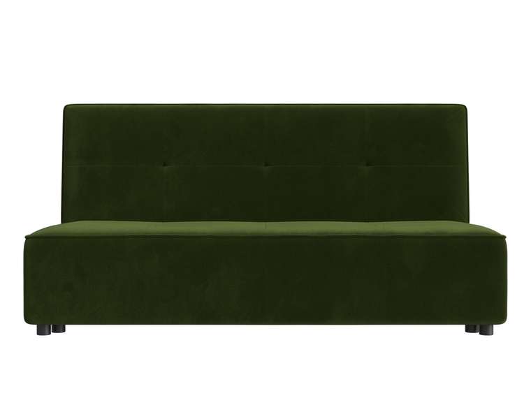 Прямой диван-кровать Зиммер зеленого цвета