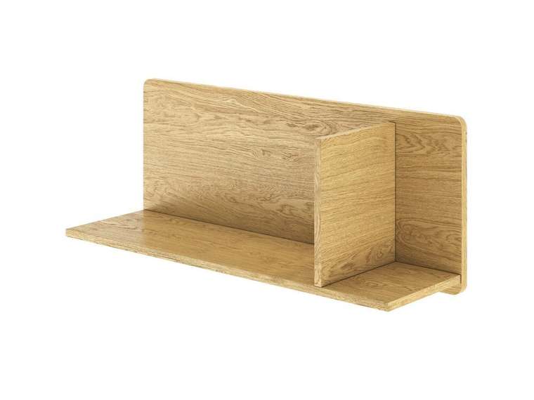 Настенная полка Fargo 120 бежевого цвета