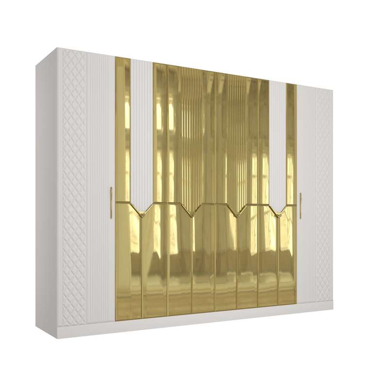 Шкаф Савелья цвета кашемир с золотом
