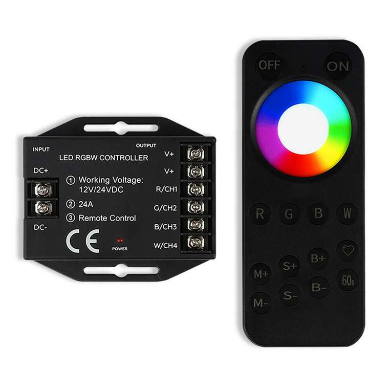 Контроллер для светодиодных лент RGB/RGBW с сенсорным радио пультом Ambrella LED Strip GS11461