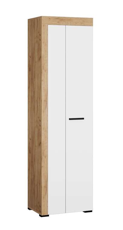 Шкаф для одежды Галант бело-бежевого цвета