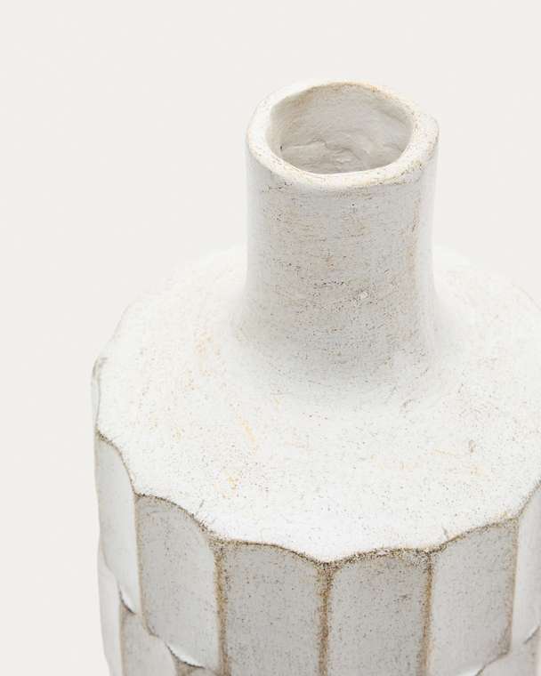 Ваза Arisa белого цвета