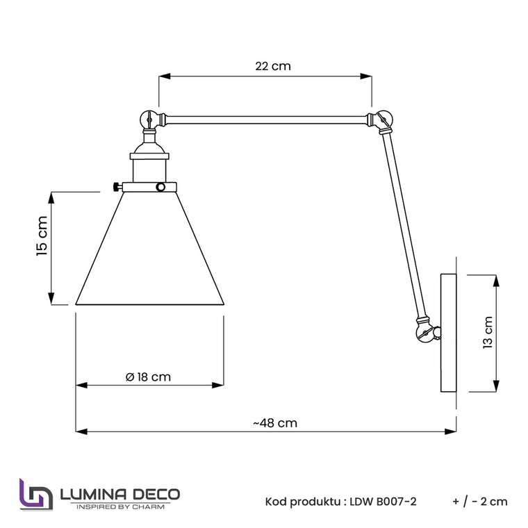 Бра Lumina Deco Rubi LDW B007-2 MD