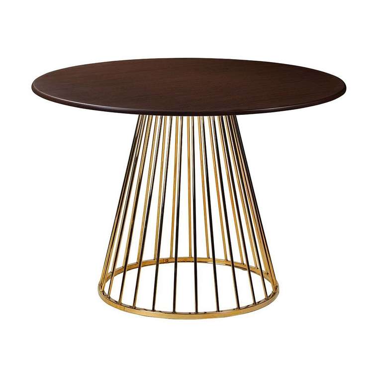 Обеденный стол Twister Matte Gold венге