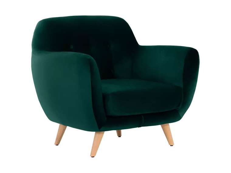 Кресло Loa темно-зеленого цвета