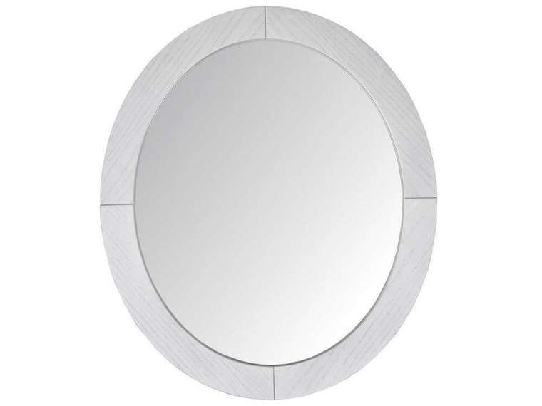 Настенное зеркало Берж цвета белый ясень