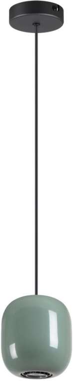 Подвесной светильник Odeon Light Ovali 5053/1C PENDANT черный/зеленый/металл GU10 LED 4W
