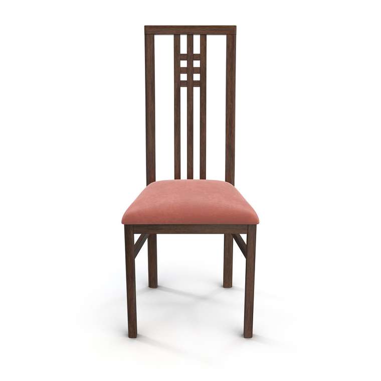 Деревянный стул Palermo U коричнево-терракотового цвета