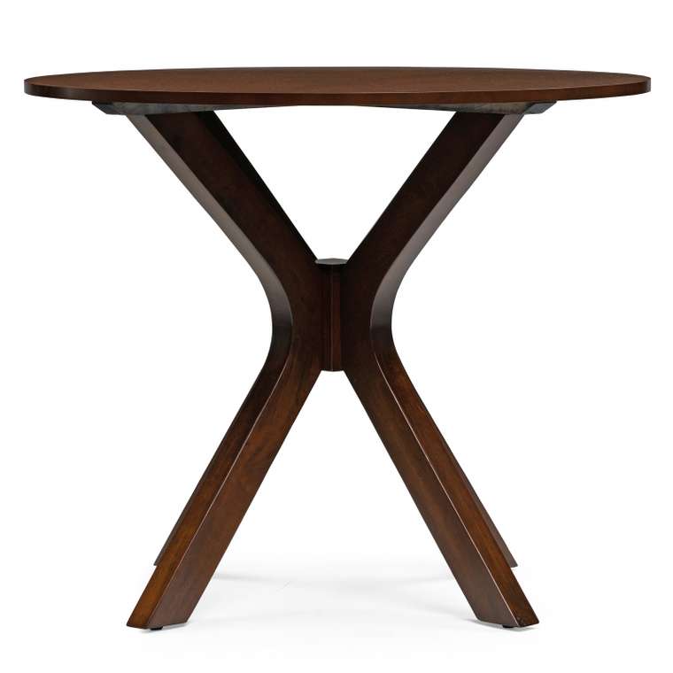 Обеденный стол Feder 90х90 коричневого цвета